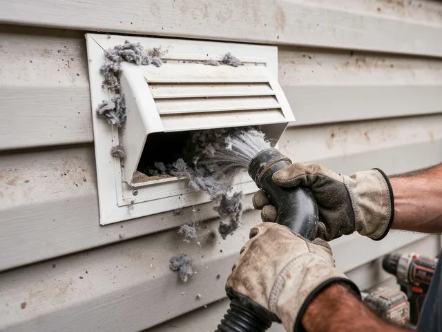 Professional dryer vent cleaning by Farmington Dryer Vent Cleaning in Farmington