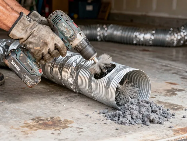 Professional duct cleaning by Farmington Dryer Vent Cleaning in Farmington