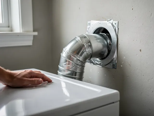 Farmington Dryer Vent Cleaning expert performing professional dryer vent repair and installation in Farmington