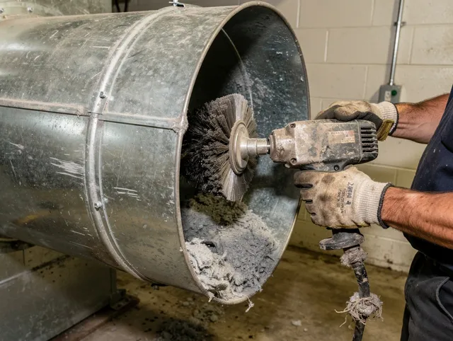 Industrial-grade dryer vent cleaning by Farmington Dryer Vent Cleaning in Farmington
